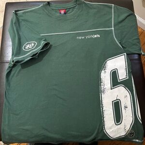 Vintage 2000’s NFL Reebok Gridiron Classics NY Jets T-Shirt Green/White Size XL